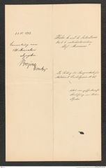k.k. naturhistorisches Hofmuseum, Intendanzakten 1885-1896 (Hauer), Aktenzahl Z.124/1893, Seite 4